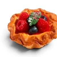 Магнит на холодильник &laquo;Корзиночка с малиной&raquo; 9&times;9&times;5.5 см