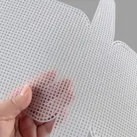 Канва-основа для вышивания сумки, пластиковая, 33.5&times;35.5 см, 2&times;2 мм, цвет белый