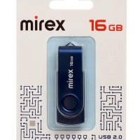 Флешка Mirex SWIVEL DEEP BLUE 16GB  (ecopack)