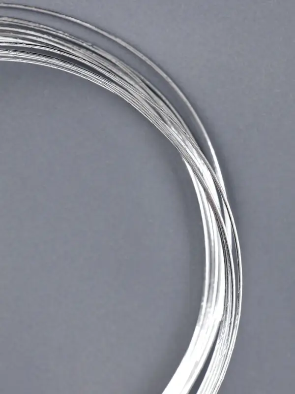 Проволока металлическая для поделок и декорирования, 5 шт. по 80 см, d=1 мм, серебристая