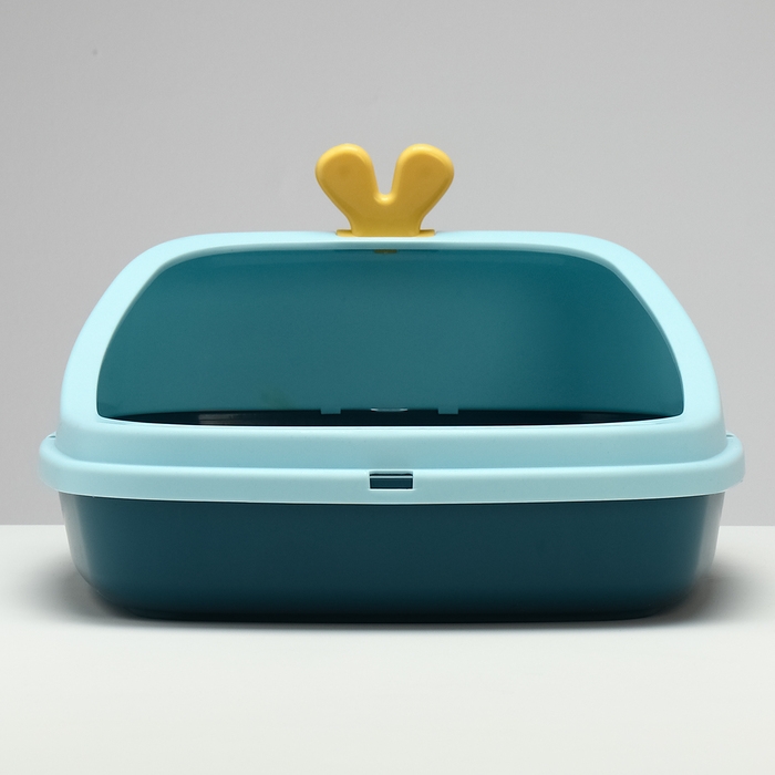 Туалет с бортом 46 х 35 х 18 см, голубой Туалет с бортом 46 х 35 х 18 см, голубой