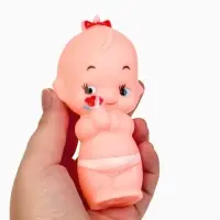 Резиновая игрушка для ванны Крошка Я &laquo;Девочка&raquo;, с пищалкой, 1 шт.