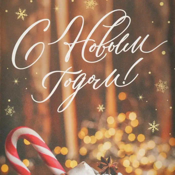 Коробка для кондитерских изделий с пластиковой крышкой «С Новым годом», 10.5×21×3 см Коробка для кондитерских изделий с пластиковой крышкой «С Новым годом», 10.5×21×3 см