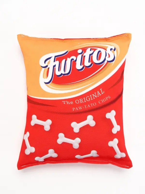 Игрушка текстильная для собак Furitos, 14&times;17 см, красная