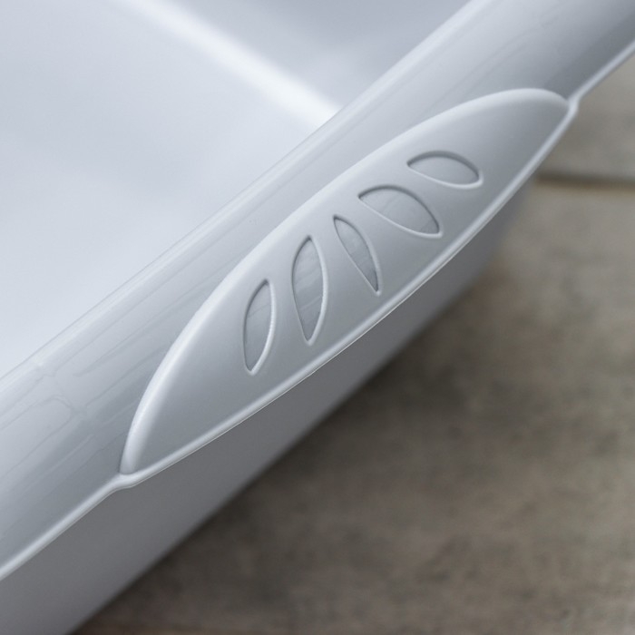 Таз квадратный Etna, 12 л, 40×38×15 cм, серый Таз квадратный Etna, 12 л, 40×38×15 cм, серый