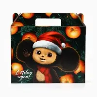 Подарочная коробка для конфет, Чебурашка Подарочная коробка для конфет, Чебурашка