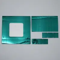 Коробка для конфет, кондитерская упаковка, 9 ячеек, &laquo;Изумрудная&raquo;, 14.7&times;14.7&times;3.5 см