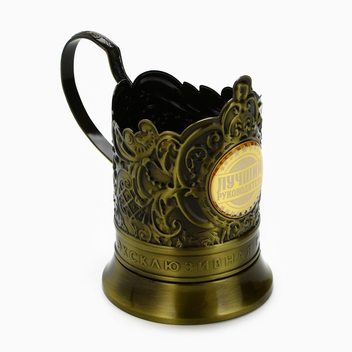 Подстаканник «Лучший руководитель», 12.6 х 8.7 х 12 см Подстаканник «Лучший руководитель», 12.6 х 8.7 х 12 см