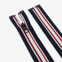 Молния &laquo;Спираль&raquo;, №5, разъёмная, замок автомат, 60 см, тёмно-синяя, красный, белый