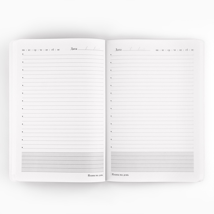 Большой ежедневник soft-touch А5+, 96 листов «Учителю: Учитель №1»