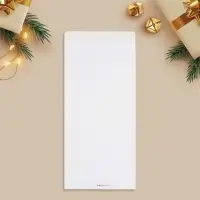 Конверт для денег, «Happy New Year», тиснение, дизайнерская бумага, 11 х 22 см