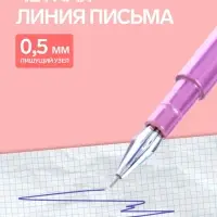 Ручка-прикол &laquo;Кристалл&raquo;, синий стержень, гелевая, МИКС