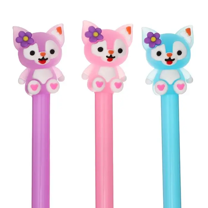 Ручка - прикол гелевая Calligrata «Котик», МИКС Ручка - прикол гелевая Calligrata «Котик», МИКС