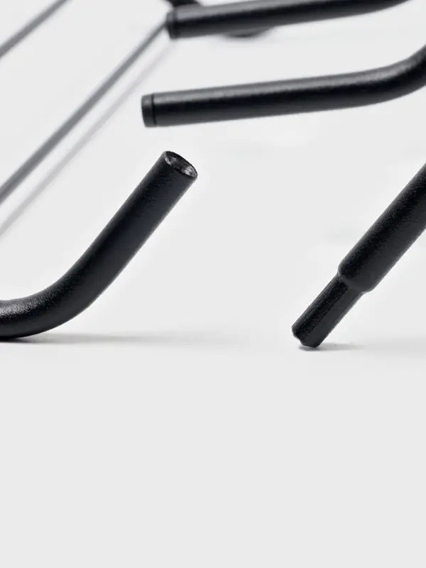 Вешалка настенная с полкой &laquo;Комфорт&raquo;, 5 крючков, чёрная