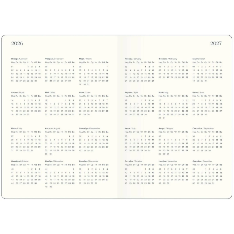 Ежедневник датированный 2026 IF 14х20см 176л, тв, с рез, Grace I1714/black