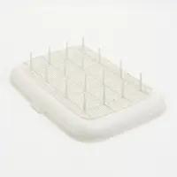 Лоток для кошек малый ALTA, 42&times;31&times;14.5, с бортиком и сеткой, на высоких ножках