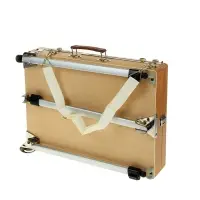 Этюдник, 33&times;46&times;13 см, максимальная высота ножек 77 см, металлические, телескопические