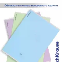 Тетрадь А4, 48 листов в клетку ErichKrause &laquo;Классика&raquo;, обложка мелованный картон, блок офсет 100% белизна, МИКС