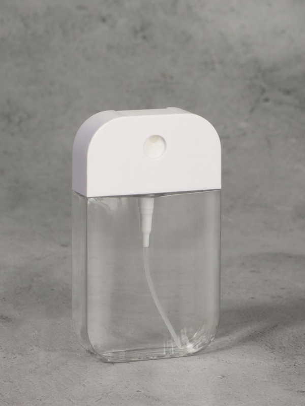 Бутылочка д/хранения с распылителем 50мл 10*5,8*1,7см пластик прозрач бел крыш накл ОТ Бутылочка д/хранения с распылителем 50мл 10*5,8*1,7см пластик прозрач бел крыш накл ОТ