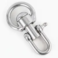 Вертлюг со скобой, средний (длина-7.5 см, ширина-3.5 см), 5 шт.