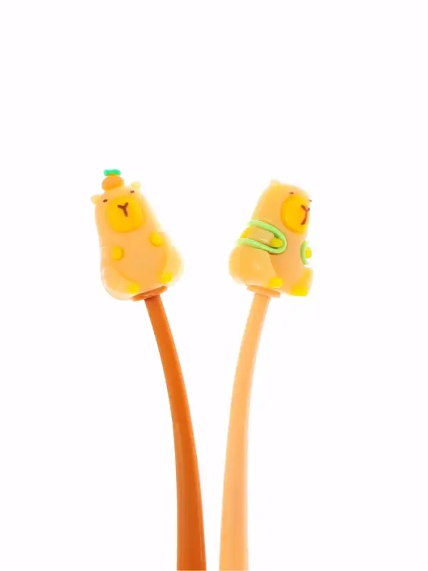 Ручка гелевая-прикол «Капибара», синий стержень, МИКС