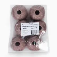 Нитки вязальные &laquo;Ирис&raquo; 150 м/25 г 100% мерсеризованный хлопок, 6 шт.