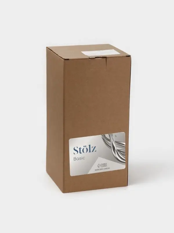 Ёршик для унитаза с подставкой St&ouml;lz, 12&times;12&times;37 см, нержавеющая сталь