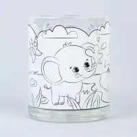 Кружка для росписи "Африка" (краска в наборе)