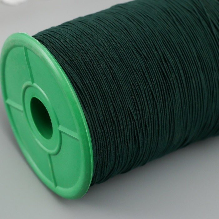 Спандекс для бисера, длина 500 м, цв. зелёный Спандекс для бисера, длина 500 м, цв. зелёный