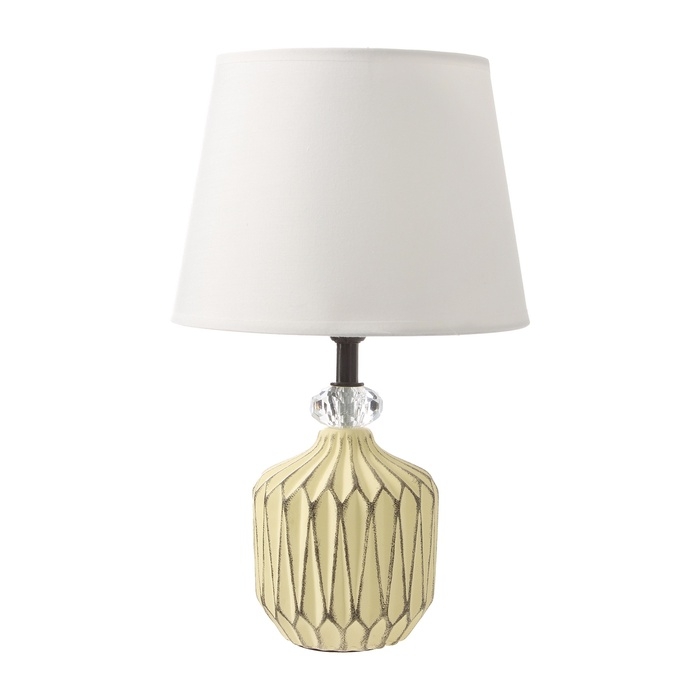 Лампа настольная Лампа настольная "Стремление" 1х40Вт Е14 желтый 20х20х33см