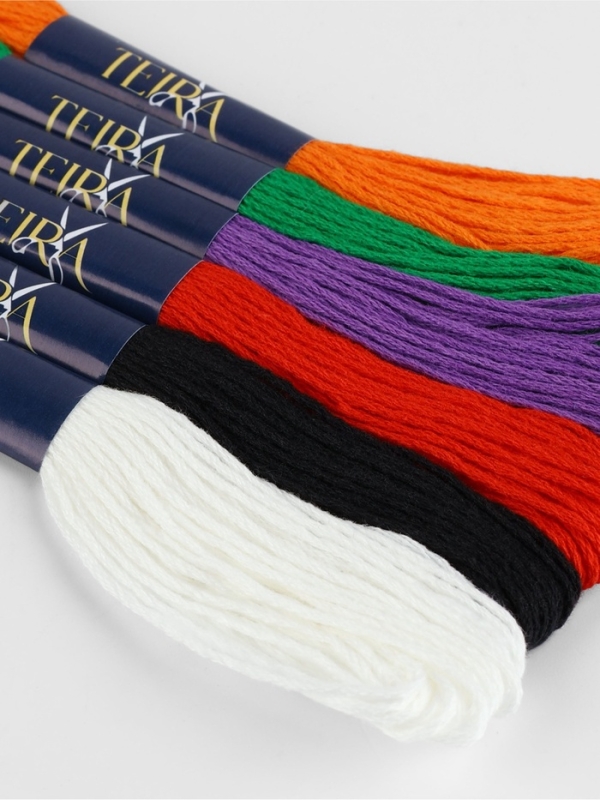 Набор ниток мулине хлопок 8±1м (наб 6шт цена за наб) №15 TR