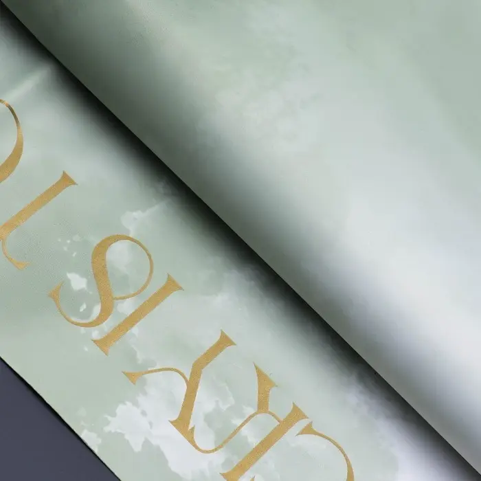 Пленка для цветов матовая, «Акварель», 57×57 см, зелёный Пленка для цветов матовая, «Акварель», 57×57 см, зелёный