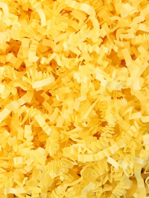 Наполнитель бумажный для подарков, жёлтый, 100 г