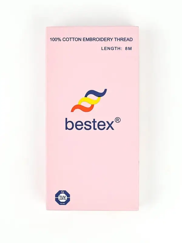 Нитки мулине Bestex, бежевый цвет (803), 24 шт. в уп.