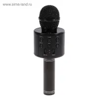 Микрофон для караоке Luazon LZZ-56, WS-858, 1800 мАч, чёрный