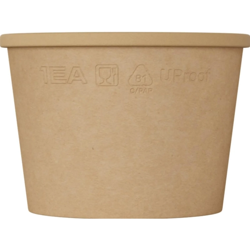 Контейнер бум. OneBowl Up (bottom 380) 380мл, крафт, 550шт/кор