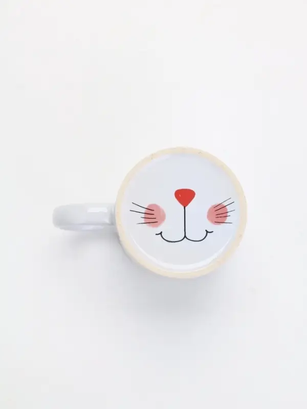 Кружка чайная керамическая «Котик», 320 мл Кружка чайная керамическая «Котик», 320 мл