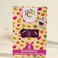 Набор свечей ароматических чайных &laquo;Монпансье&raquo;, 6 шт.