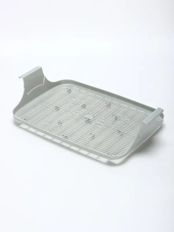 Туалет с бортом с сеткой, 45&times;34&times;15 см, серый, оливковый