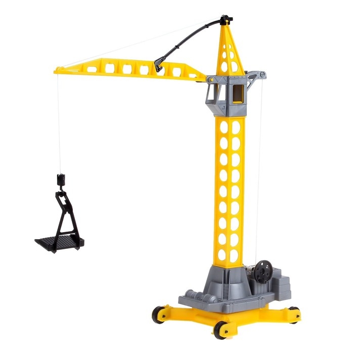 Башенный кран «Агат», на колёсиках, малый Башенный кран «Агат», на колёсиках, малый