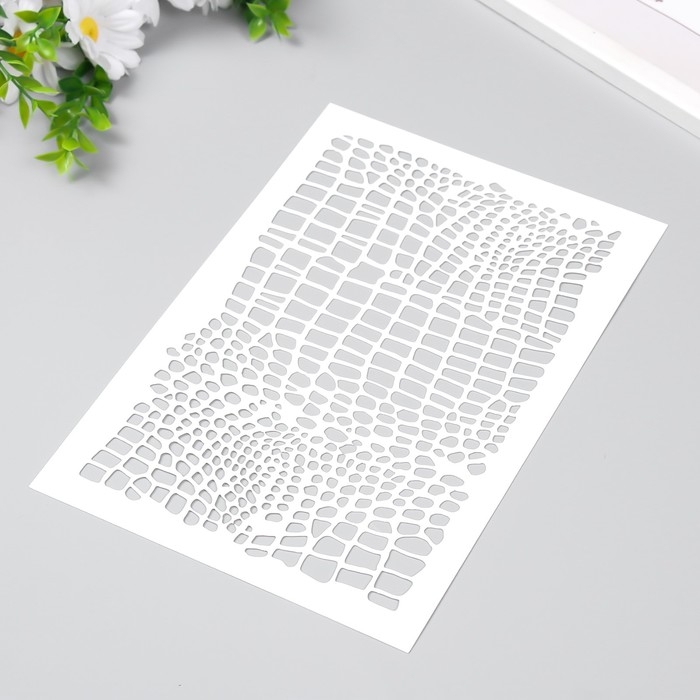 Трафарет пластиковый "Кожа Дракона" 24х16 см