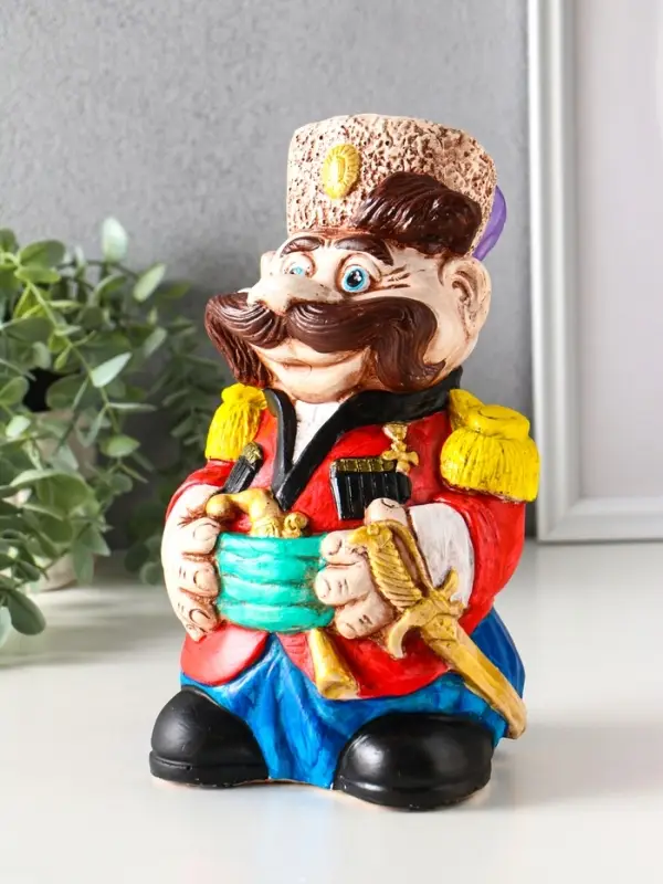 Копилка для денег «Генерал», гипс, 24×14.5×14.5 см Копилка для денег «Генерал», гипс, 24×14.5×14.5 см