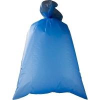 Мешки для мусора ПВД 200л 50мкм 10шт/рул синие 90х130см Luscan