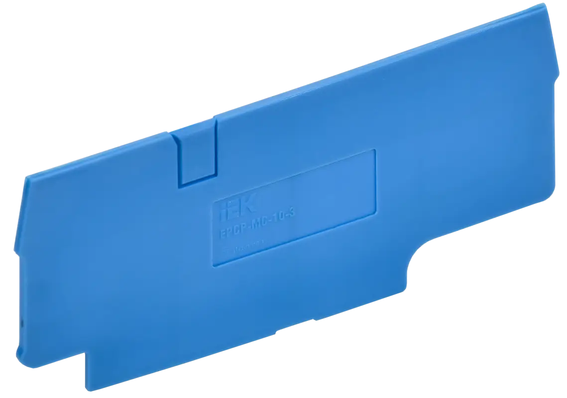 ARMAFIX Заглушка EPCX6-3 BU для колодки клеммной CP/CX6-3 синяя IEK