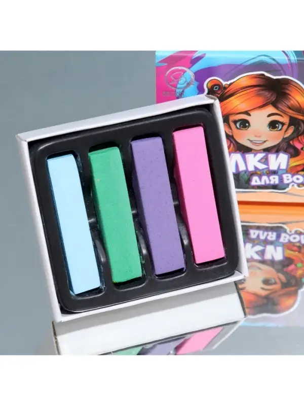 УЦЕНКА Мелки для волос 4 цвета