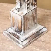 Сувенир "Статуя Слонов" дерево 12х12х38 см