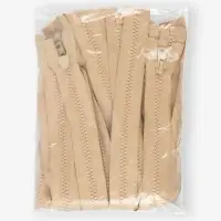 Молния &laquo;Трактор&raquo;, №8, разъёмная, замок автомат, 100 см, бежевая