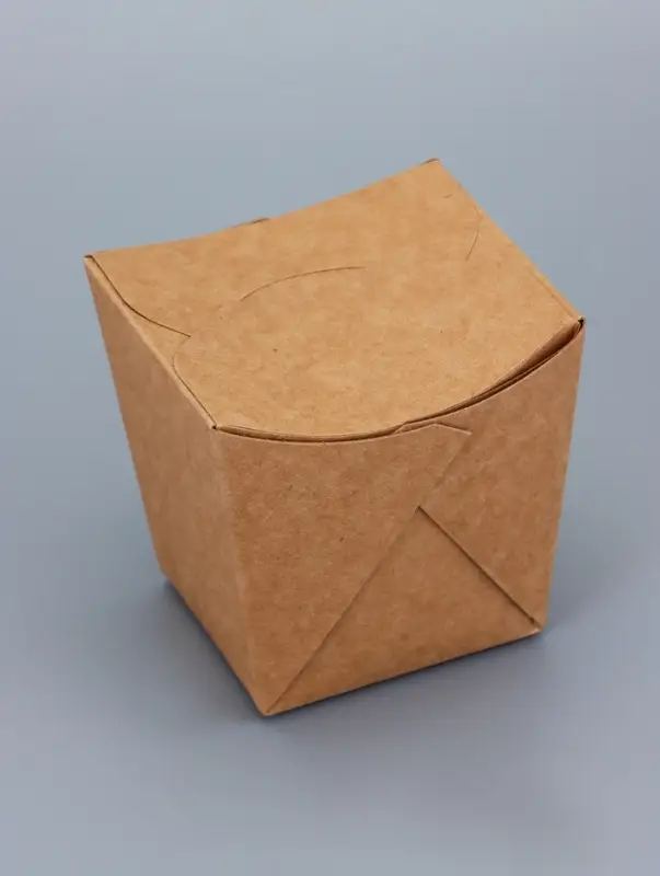 Коробка крафтовая для лапши вок, 7.5&times;6.6&times;9.3 см