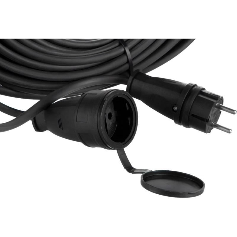 Удлинитель Topfort бублик КГ 2x2,5 кв.мм 20м 16А 1 гнездо б/з.,с/загл.,IP44