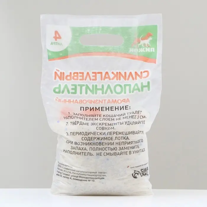 Наполнитель силикагелевый &laquo;Пижон&raquo;, 4 л, аромат ванили